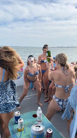 Bachelorette Party Cruise Champagne Gun