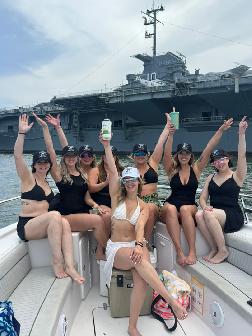 Shem Creek Bachelorette Party Cruise USS Yorktown